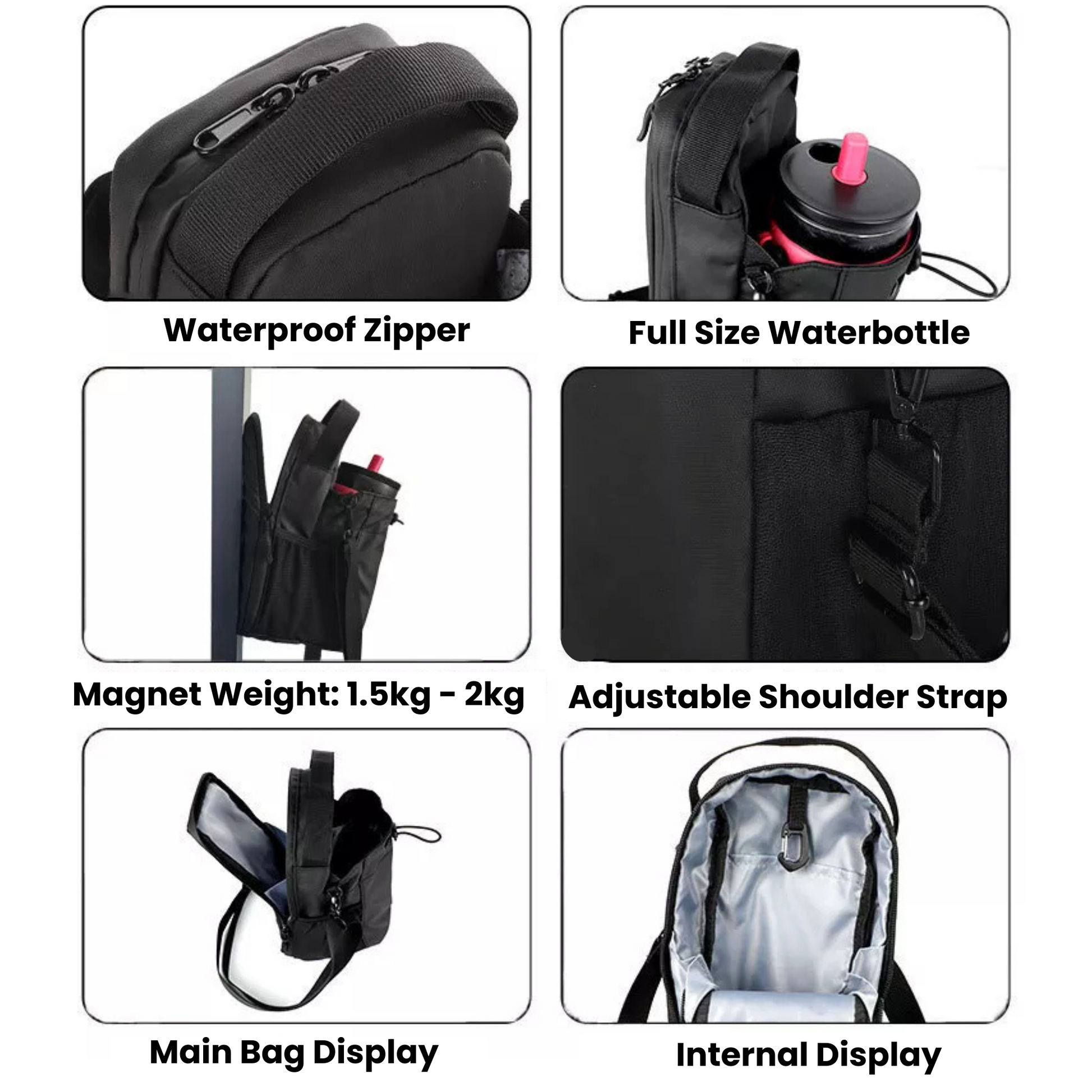 Magnetic Gym Carry Bag